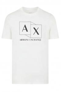 T-shirt męski Armani Exchange 3DZTAD ZJ9AZ biały