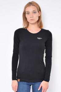 LONGSLEEVE DAMSKI PEPE JEANS PL504798 CZARNY