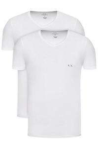 T-SHIRT MĘSKI ARMANI EXCHANGE M956004 CC282 BIAŁY 2 PACK