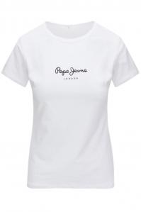 T-SHIRT DAMSKI PEPE JEANS PL505202 BIAŁY