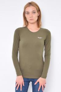 LONGSLEEVE DAMSKI PEPE JEANS PL504798 KHAKI