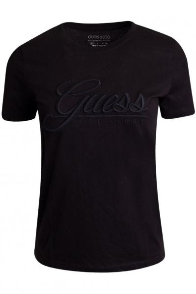 T-SHIRT DAMSKI GUESS W3GI36 I3Z14 CZARNY