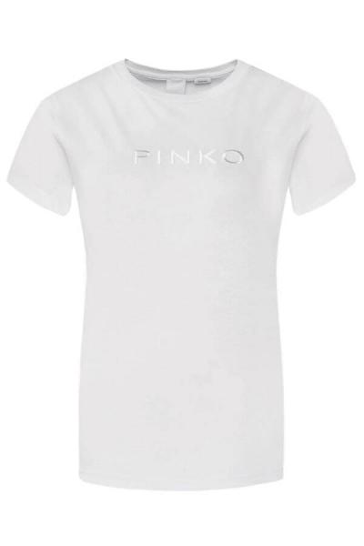 T-shirt damski PINKO 101752 A1NW biały