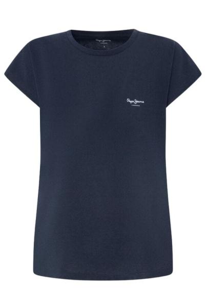 T-shirt damski Pepe Jeans PL505853 granatowy