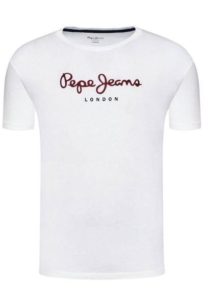 T-SHIRT MĘSKI PEPE JEANS PM508208 BIAŁY