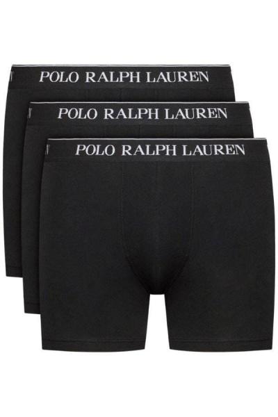 BOKSERKI MĘSKIE RALPH LAUREN 714835887002 CZARNE 3 PACK