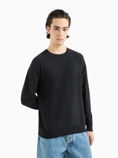 Sweter męski Armani Exchange 6DZM6J ZMQ7Z czarny