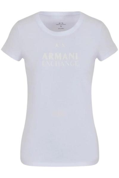 T-shirt damski Armani Exchange 3DYT11 YJG3Z biały