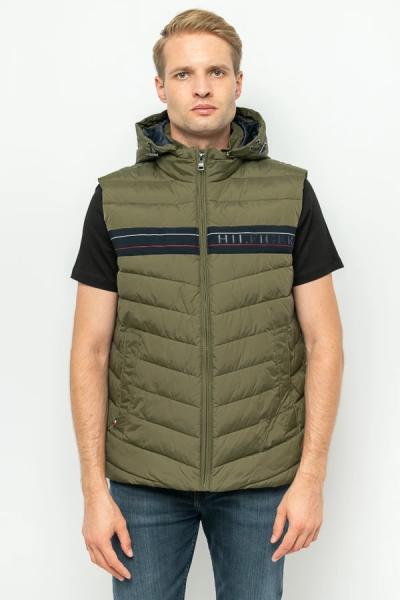 KAMIZELKA MĘSKA TOMMY HILFIGER XM0XM02341 ZIELONA