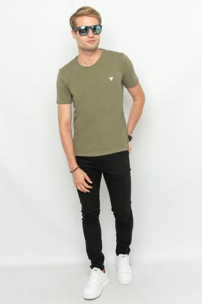 T-SHIRT MĘSKI GUESS M2YI24 J1314 KHAKI