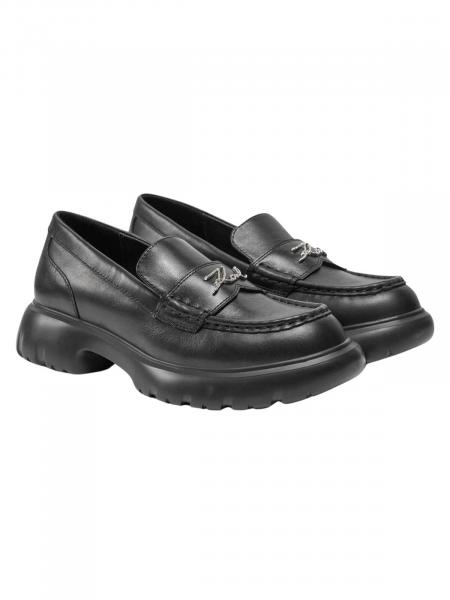 Loafersy damskie Karl Lagerfeld KL42111 czarny