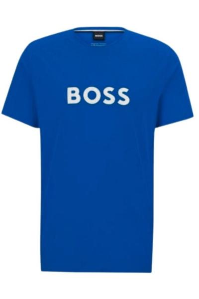 T-shirt męski BOSS 33742185 niebieski