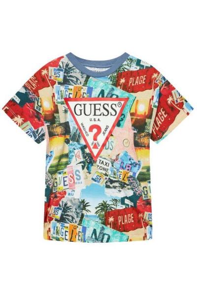 T-shirt dziecięcy Guess L4GI08 K8HM3 kolorowy