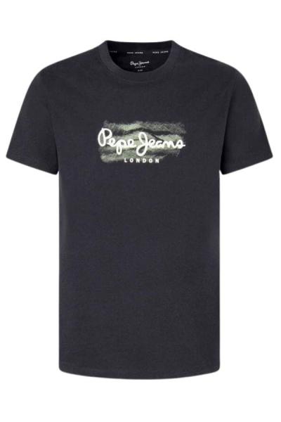 T-shirt męski Pepe Jeans PM509204 czarny