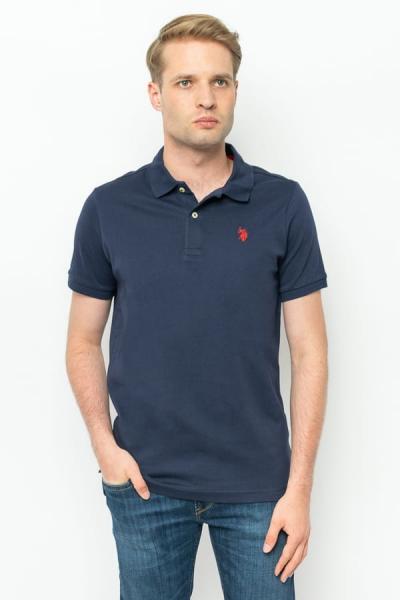 POLO MĘSKIE U.S. POLO ASSN. 11601588 GRANATOWE