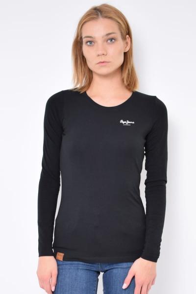 LONGSLEEVE DAMSKI PEPE JEANS PL504798 CZARNY