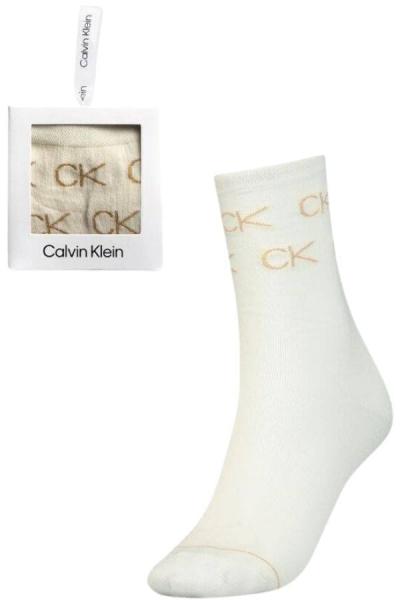 Skarpety damskie Calvin Klein 701224116 biały 4-pack