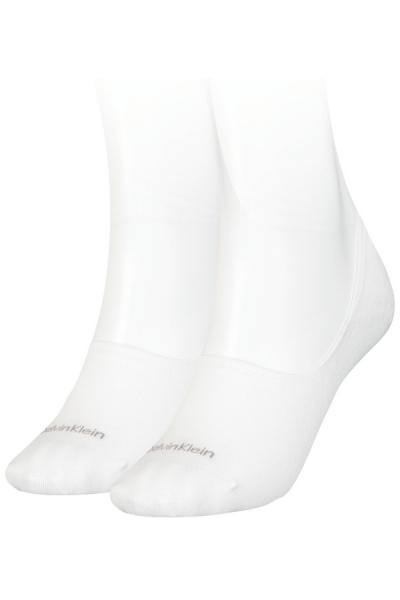 Skarpety damskie Calvin Klein 701218771 białe 2-pack