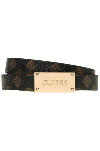 Pasek damski GUESS BW7869 P3425 brązowy