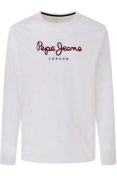 LONGSLEEVE MĘSKI PEPE JEANS PM508209 BIAŁY