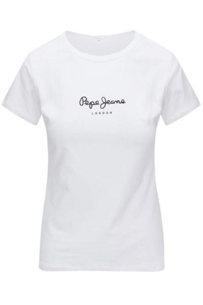 T-SHIRT DAMSKI PEPE JEANS PL505202 BIAŁY