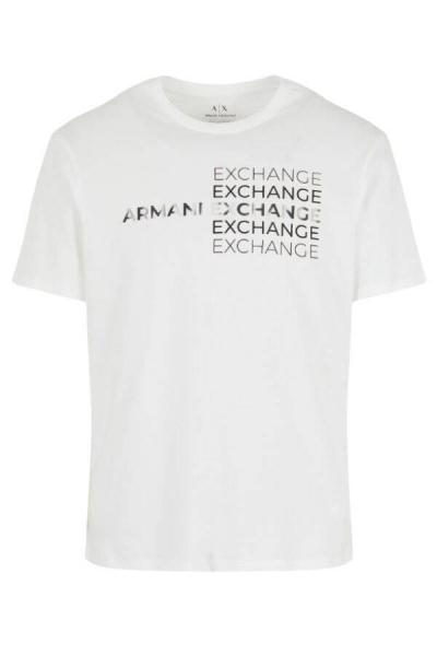 T-shirt męski Armani Exchange 3DZTAC ZJ9TZ 1116 biały