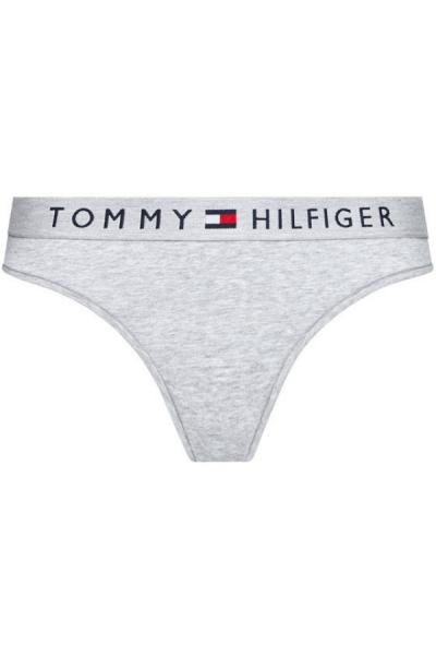 STRINGI DAMSKIE TOMMY HILFIGER UW0UW01555 SZARE