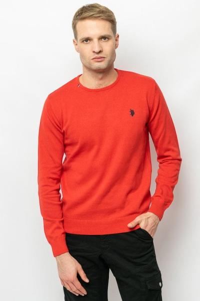 Sweter męski U.S. Polo Assn. 51727 EH33 czerwony