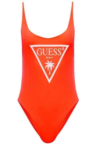 STRÓJ KĄPIELOWY DAMSKI GUESS E02J33 MC044 POMARAŃCZOWY