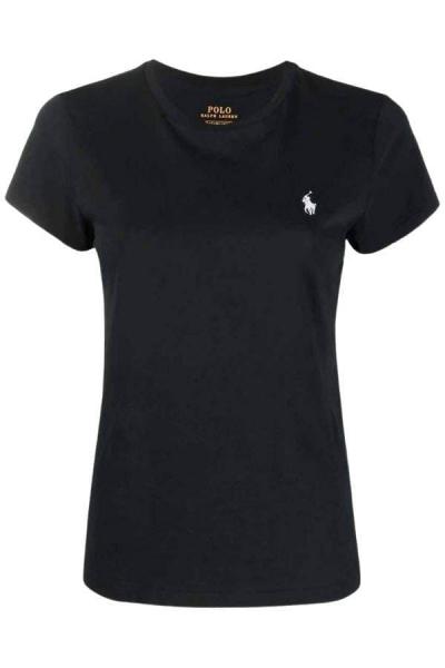 T-SHIRT DAMSKI POLO RALPH LAUREN 211847073008 CZARNY