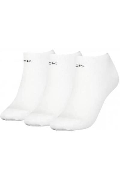 SKARPETY DAMSKIE CALVIN KLEIN 701218768 BIAŁE 3 PACK