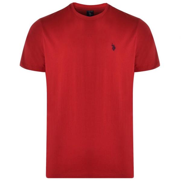 T-shirt męski U.S. Polo Assn. 11C846 czerwony