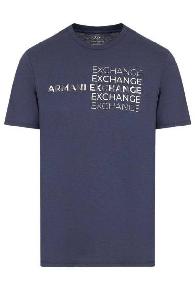 T-shirt męski Armani Exchange 3DZTAC ZJ9TZ 15CX granatowy