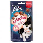 15% taniej! Przysmaki Felix, różne rodzaje - Crispies, Łosoś z pstrągiem, 45 g