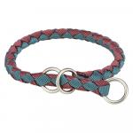Trixie Cavo obroża przeciw ciągnięciu, sangria/petrol - Rozmiar XS–S: obw. szyi 25 - 31 cm, Ø 12 mm