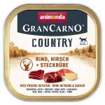 Pakiet animonda GranCarno Adult Country, 44 x 150 g - Wołowina, jeleń i brukiew