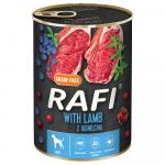 Rafi Adult, 24 x 400 g - Z jagnięciną, jagodami i żurawiną