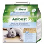 Anibest Naturholz żwirek dla kota - 10 l (ok. 4,3 kg)