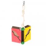 TIAKI zabawka do skubania Hanging Book - Szer. x wys.: ok. 18 x 41 cm
