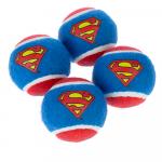 Warner Bros™ zestaw piłek tenisowych DC Superman - 4 szt. (Ø 6,3 cm każda)
