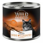 5 + 1 gratis! Wild Freedom, karma mokra, 6 x 200 g - Adult, Wide Country Sterilised - czysty kurczak