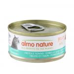 Megapakiet Almo Nature HFC Natural, 24 x 70 g - Pstrąg i tuńczyk w galarecie