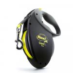 Smycz flexi Giant L, 8 m - Czarno-żółta