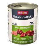 Megapakiet animonda GranCarno Original Adult, 24 x 800 g - Wołowina i kacze serca