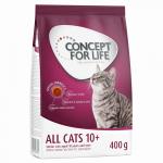 5 zł taniej! Concept for Life, sucha karma, 400 g - All Cats 10+ ulepszona receptura!