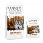 12 + 2 kg gratis! Wolf of Wilderness, karma sucha, 14 kg - Adult „Oak Woods”, dzik