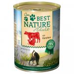 Korzystny pakiet Best Nature Cat Adult, 12 x 400 g - Wołowina, indyk i marchew