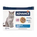 Advance Feline Sterilized, indyk - 52 x 85 g