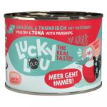 Lucky Lou Adult, 6 x 200 g - Drób i tuńczyk