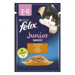 Korzystny pakiet Felix Junior Fantastic w saszetkach, 52 x 85 g - Kurczak